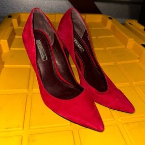 BCBG red heels size 7